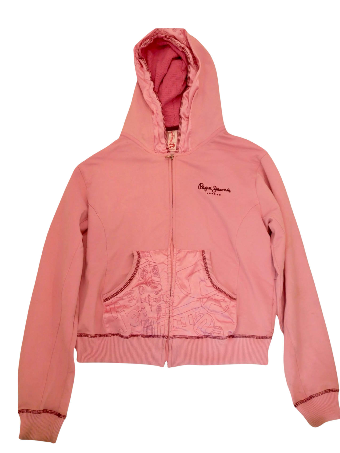 Pink London Pepe Jeans Zip-Up Jacket