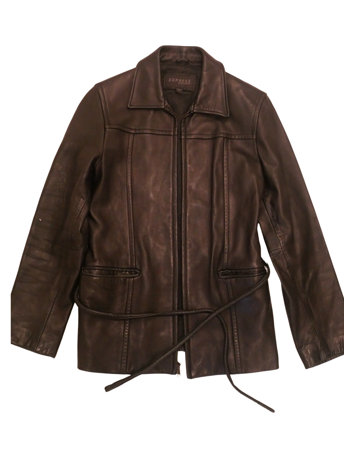 Black Express Leather Jacket