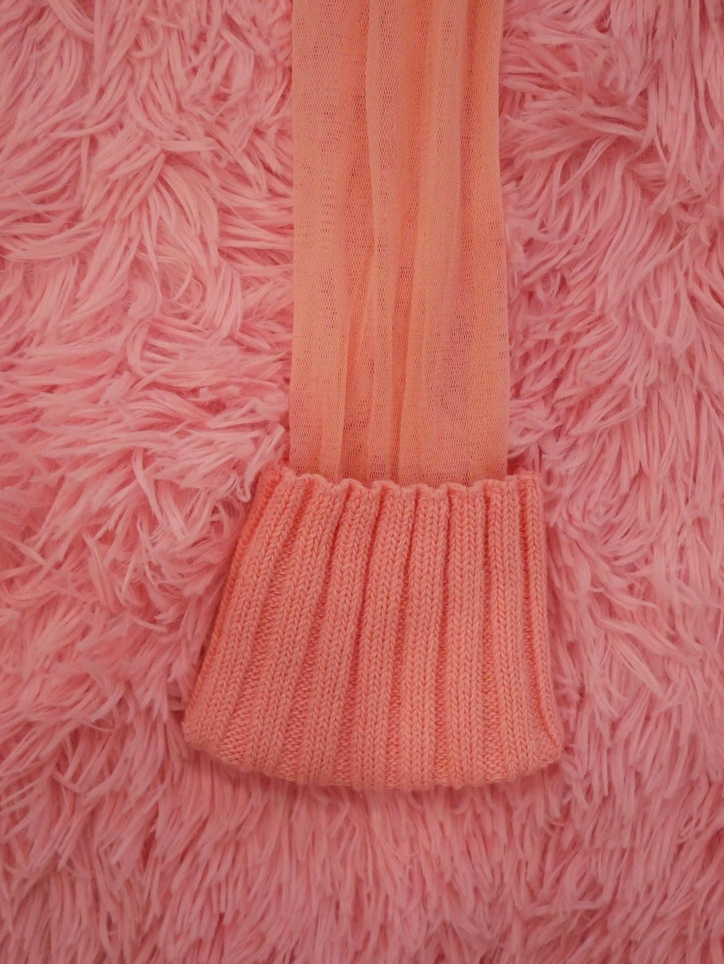 Peachy Pink Sheer Sweater