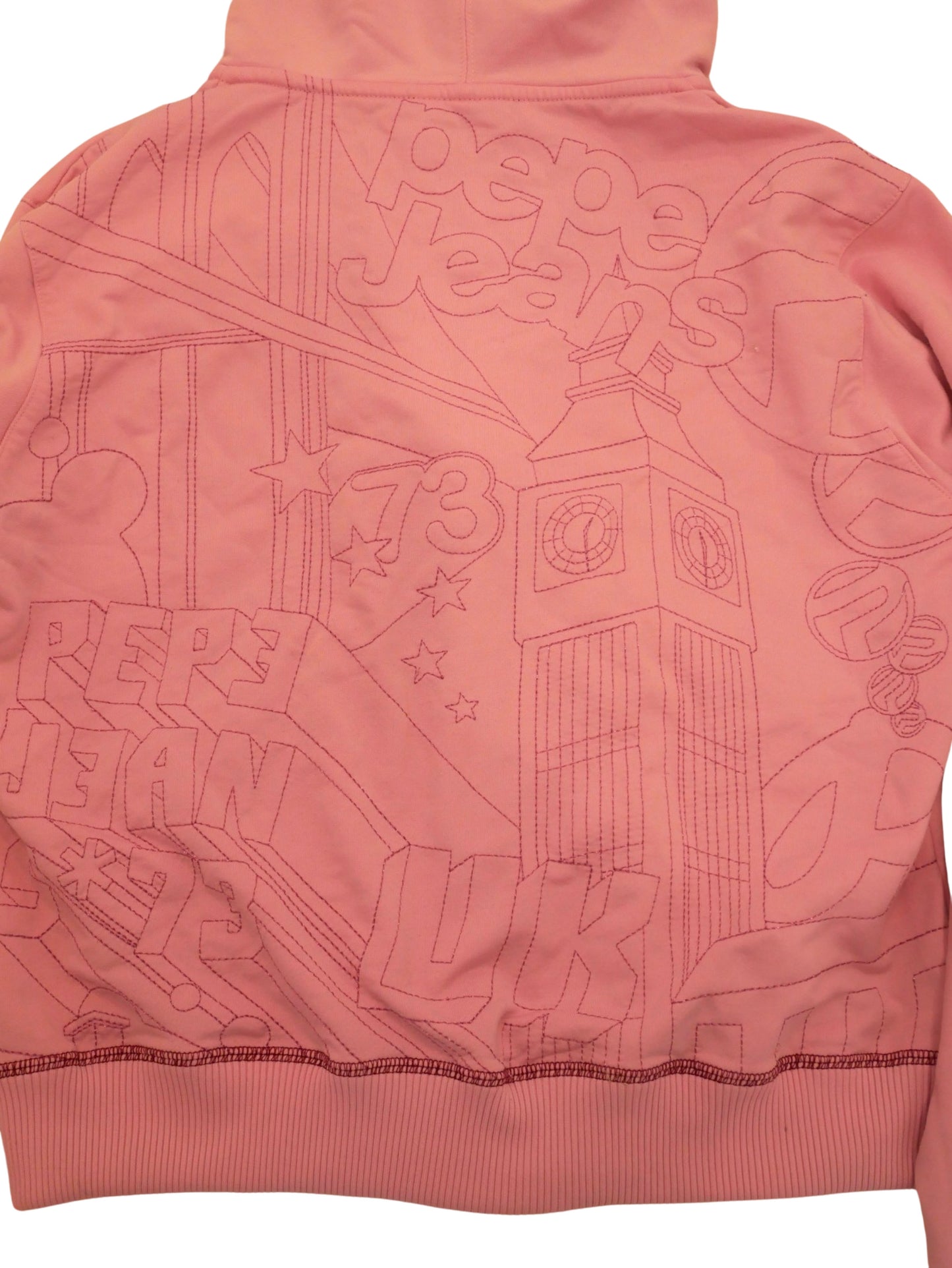 Pink London Pepe Jeans Zip-Up Jacket