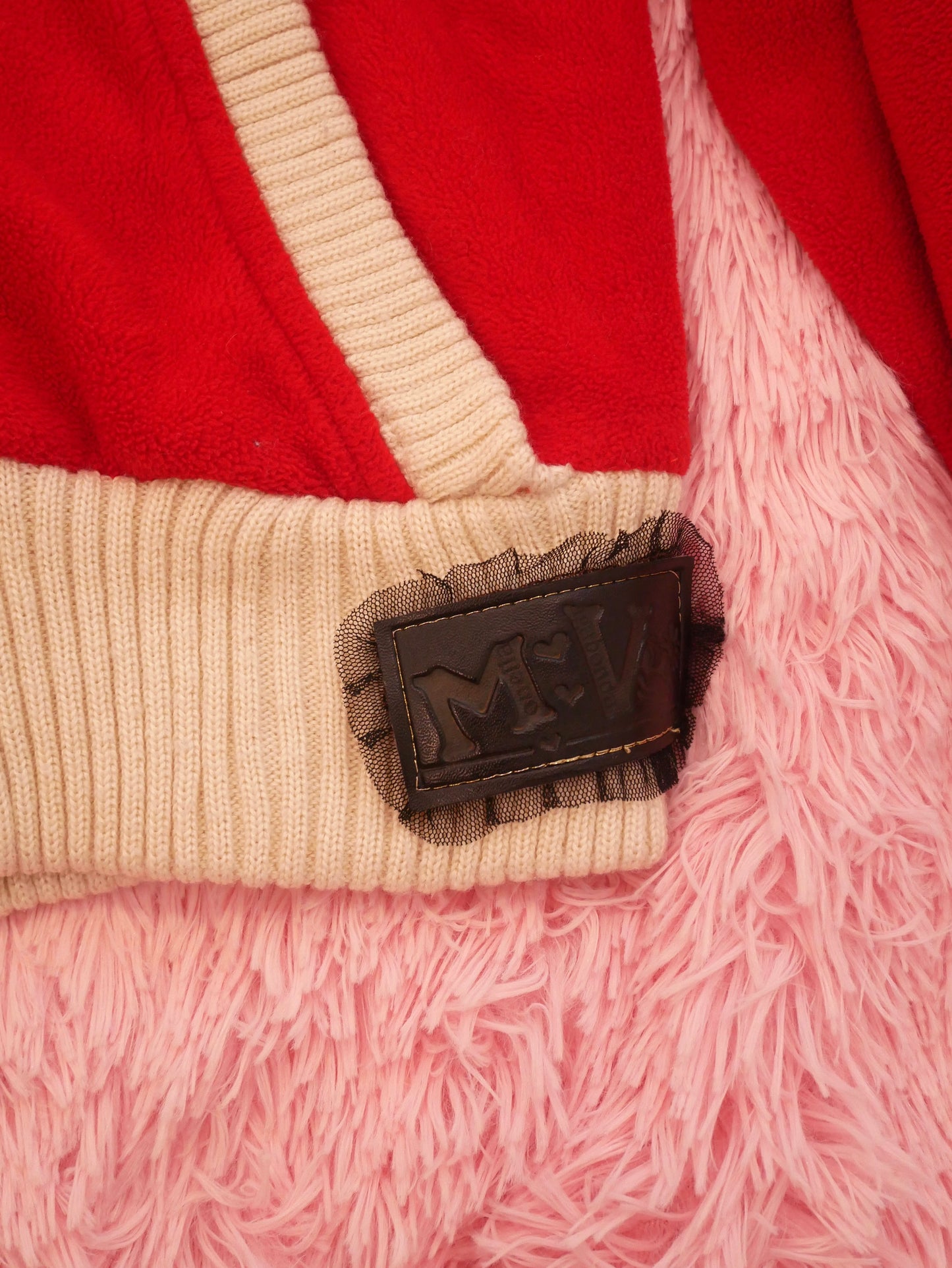 Red Monella Vagabonda Zip-Up Sweater