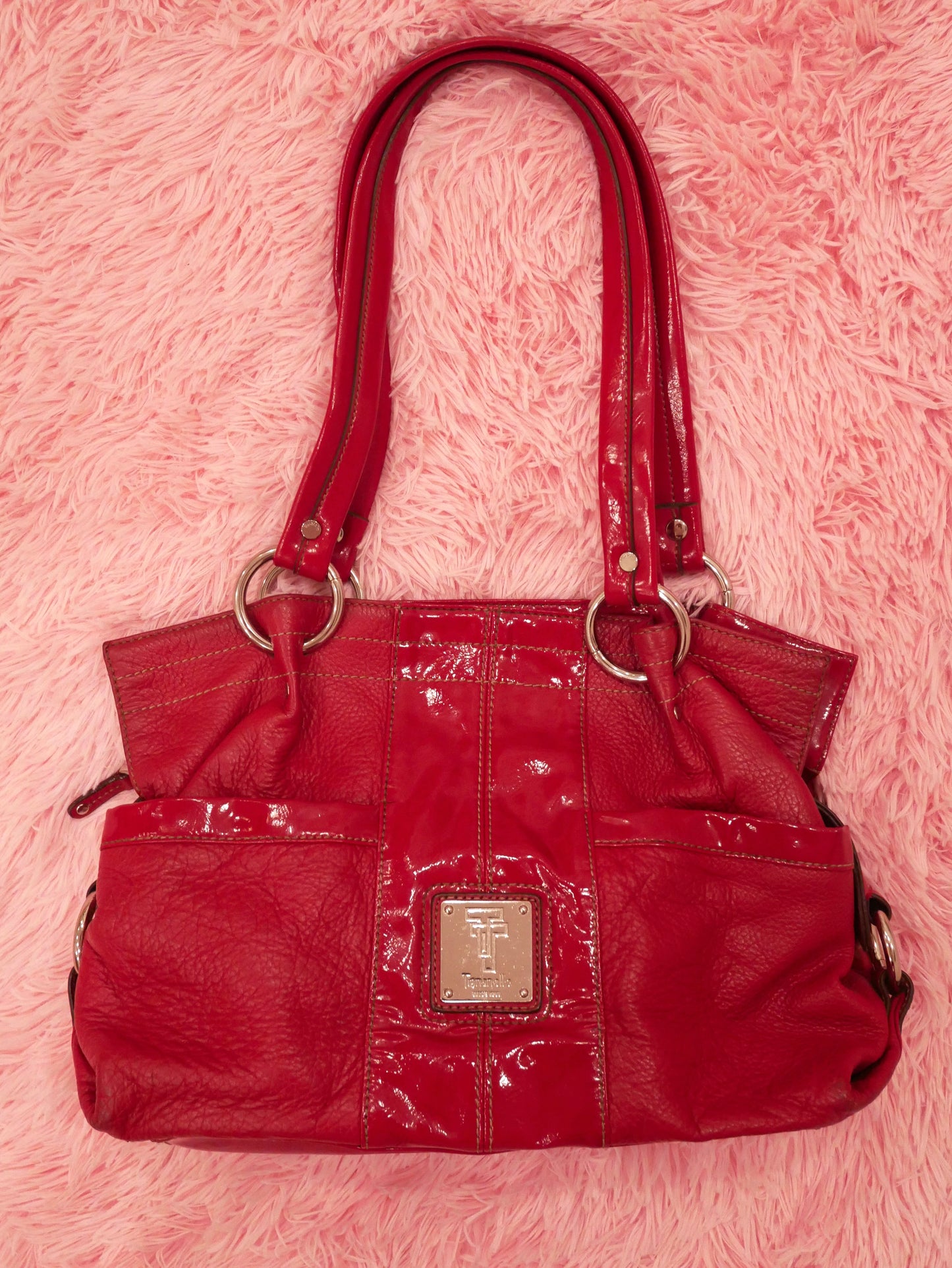 Red Tignanello Handbag