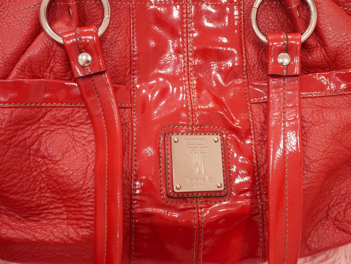 Red Tignanello Handbag