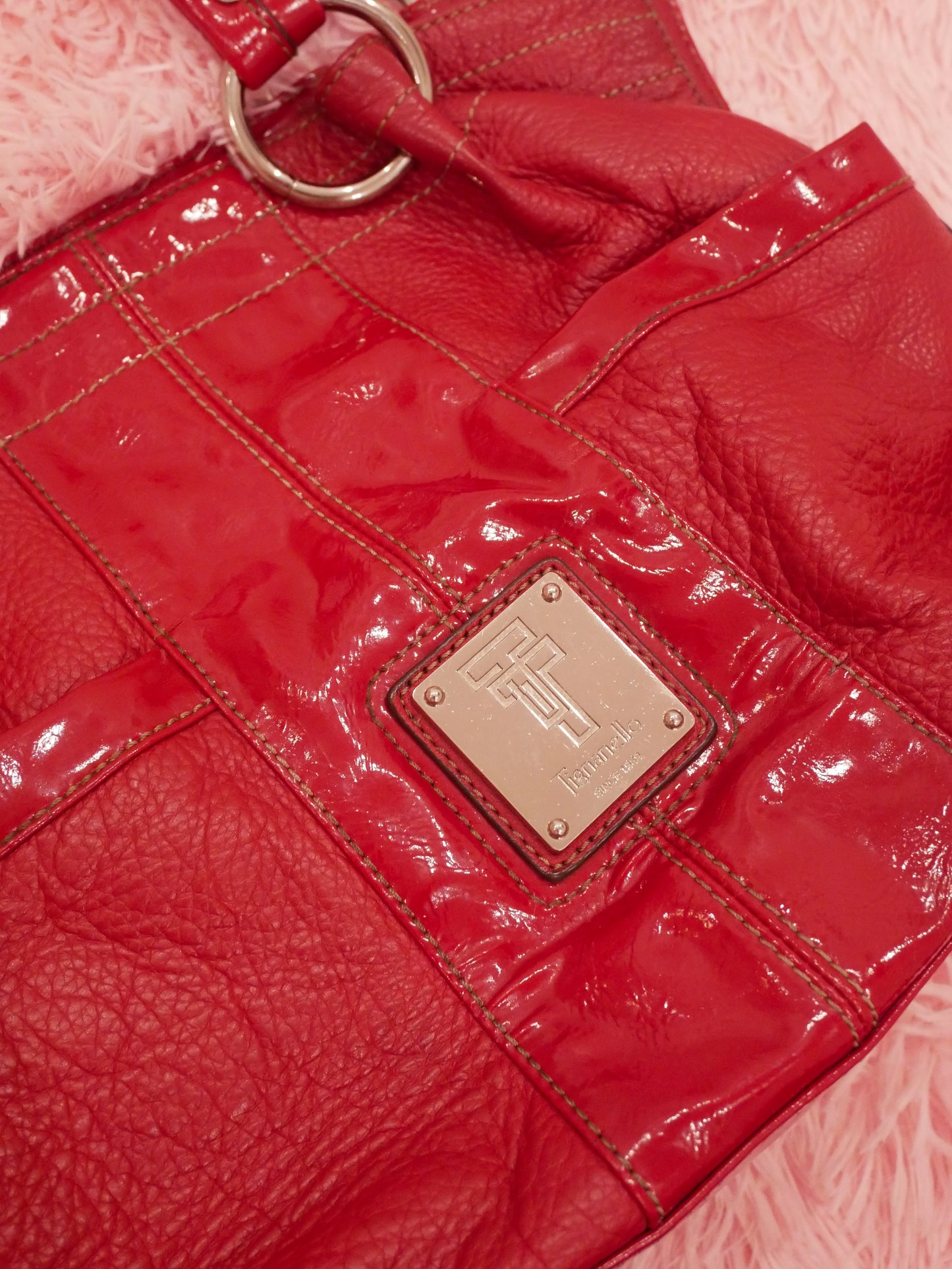 Red Tignanello Handbag